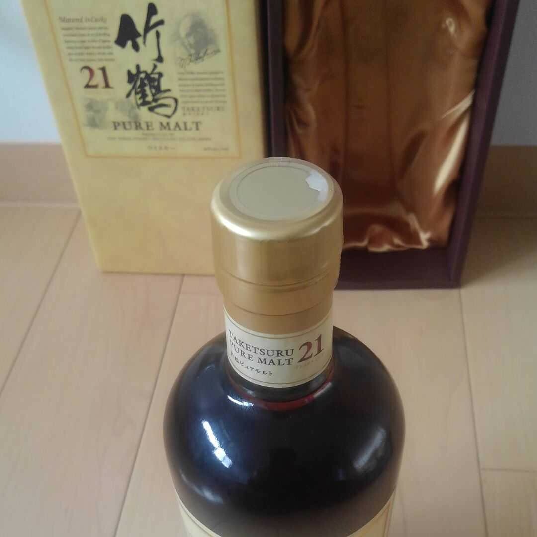 ニッカウヰスキー(ニッカウイスキー)の竹鶴　21年 食品/飲料/酒の酒(ウイスキー)の商品写真