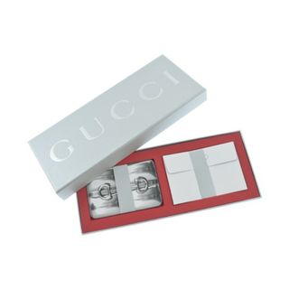 グッチ(Gucci)のGUCCI グッチ 小物類（その他） - 白xグレーxシルバー 【古着】【中古】(その他)