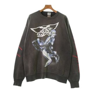 SAINT MICHAEL セントマイケル スウェット XL チャコールグレー 【古着】【中古】(スウェット)