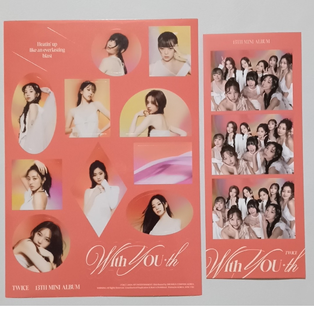 TWICE With YOU-th　ミニアルバム　CD エンタメ/ホビーのCD(K-POP/アジア)の商品写真