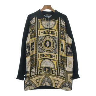 エトロ(ETRO)のETRO エトロ ニット・セーター 46(XL位) 黄x黒x白等(総柄) 【古着】【中古】(ニット/セーター)