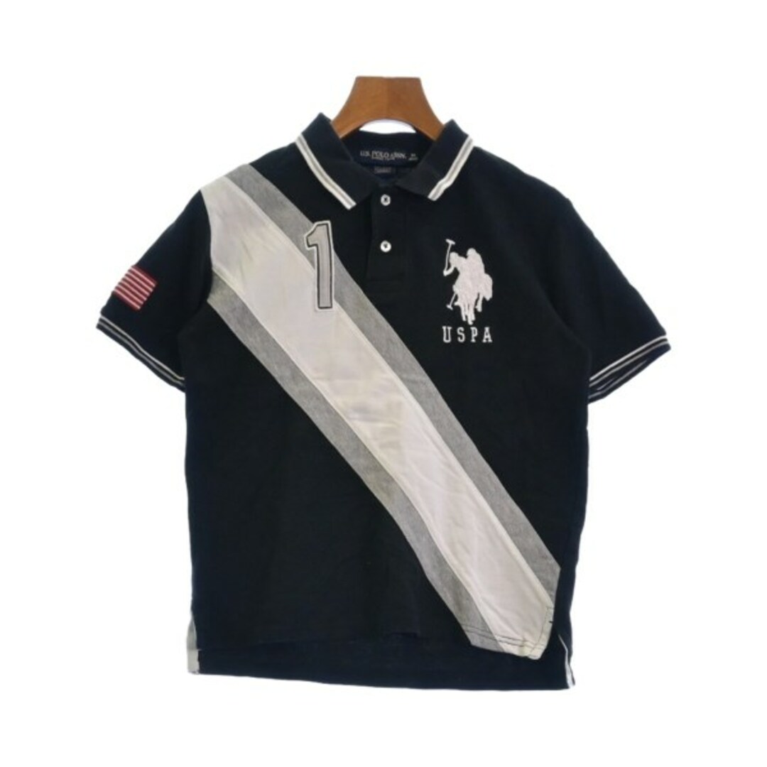 U.S. POLO ASSN.(ユーエスポロアッスン)のU.S.POLO ASSN. ユーエスポロアッスン ポロシャツ M 黒等 【古着】【中古】 レディースのトップス(ポロシャツ)の商品写真