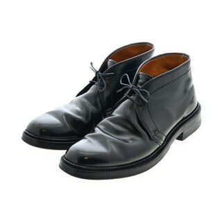 オールデン(Alden)のALDEN オールデン ブーツ US7 1/2(25.5cm位) 黒 【古着】【中古】(ブーツ)