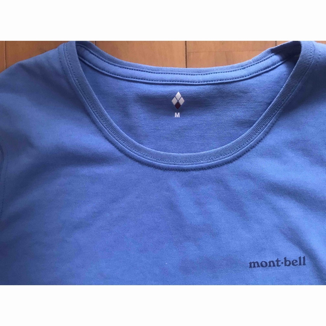 mont bell(モンベル)の値下げ mont-bell logoprint shirts Ladies M レディースのトップス(Tシャツ(半袖/袖なし))の商品写真