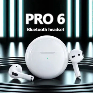 ⭐️最新モデル　AirPro6 ワイヤレスイヤホン　Bluetooth ⭐️(ヘッドフォン/イヤフォン)