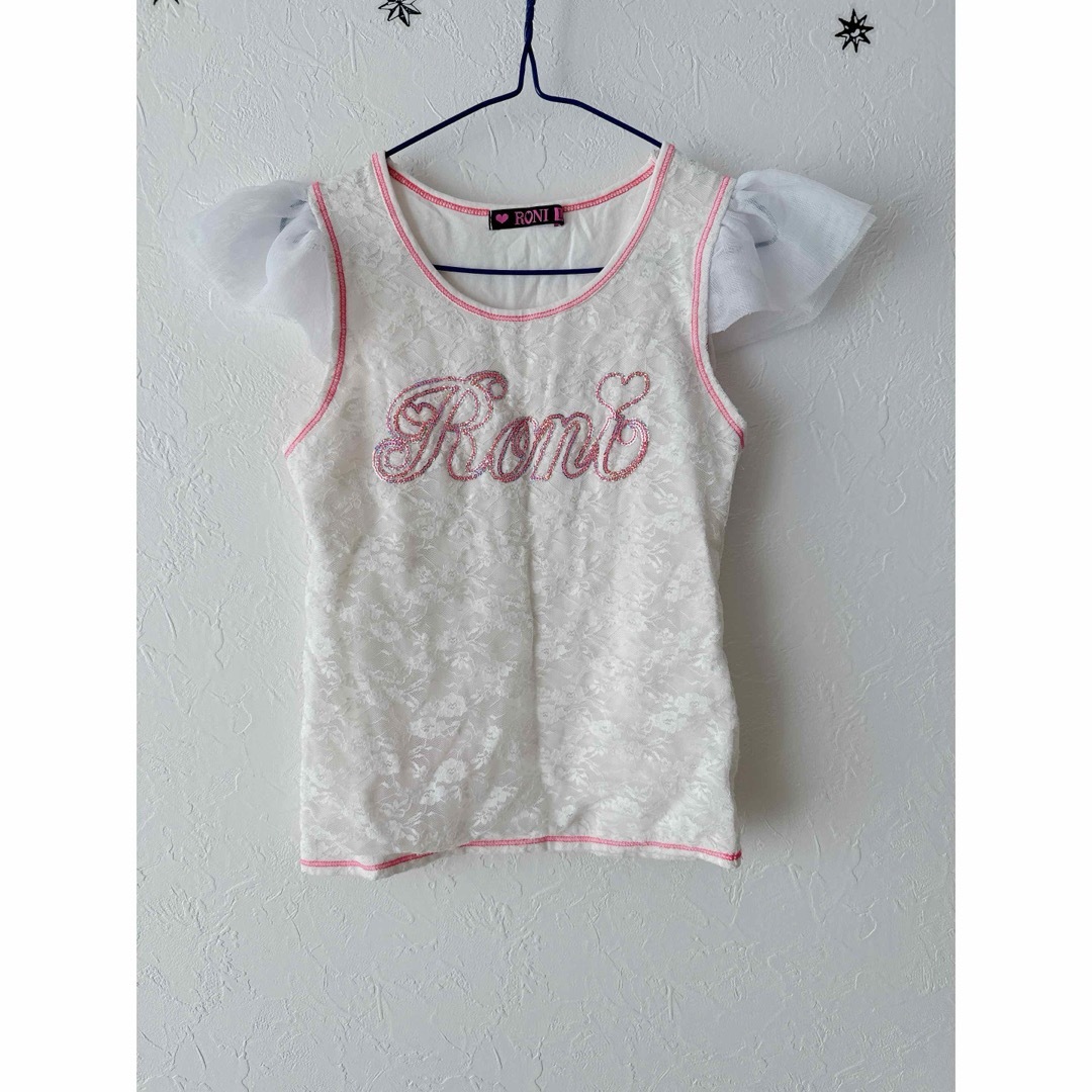 RONI(ロニィ)のRONI★半袖カットソー 140 キッズ/ベビー/マタニティのキッズ服女の子用(90cm~)(Tシャツ/カットソー)の商品写真