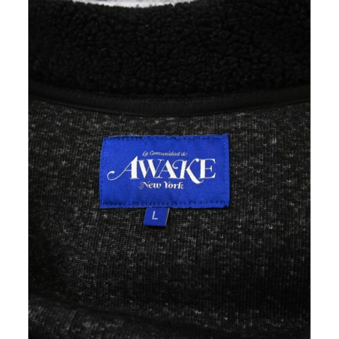 AWAKE(アウェイク)のAWAKE アウェイク ブルゾン（その他） L 黒x白(総柄) 【古着】【中古】 メンズのジャケット/アウター(その他)の商品写真