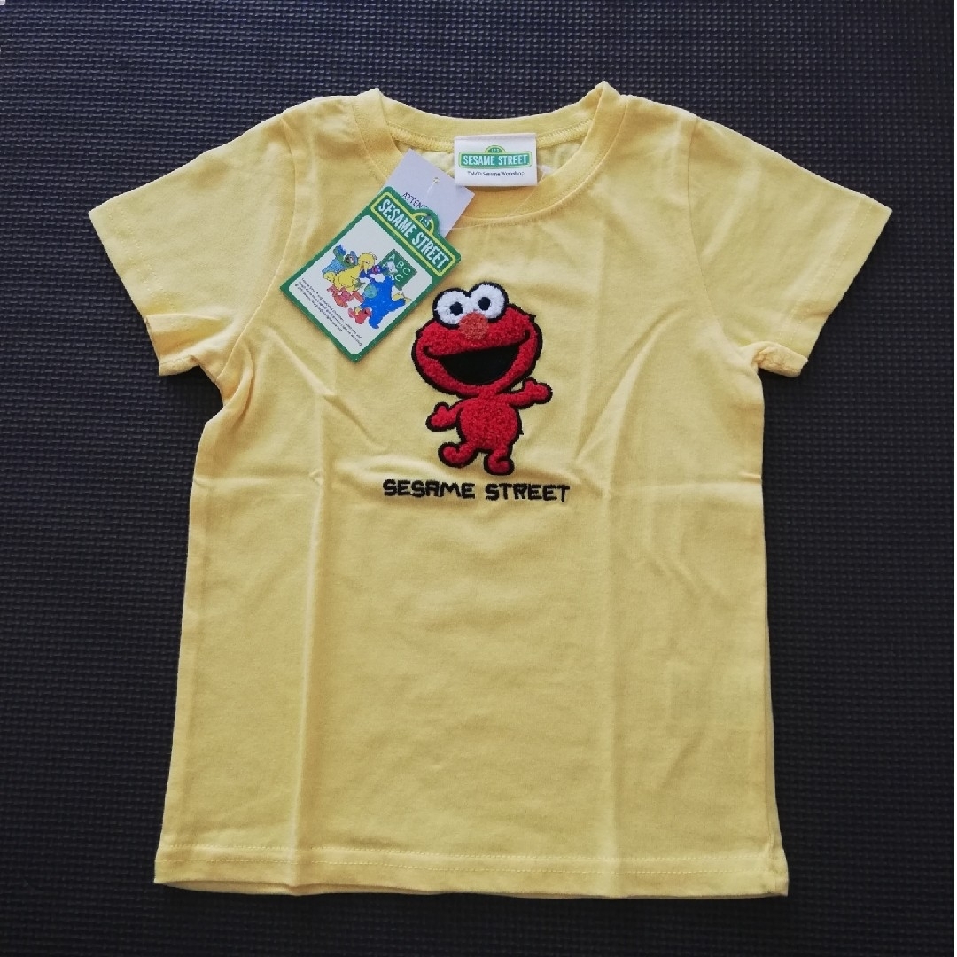 【新品未使用】Tシャツ セサミストリート ドラえもん 綿100% 110サイズ