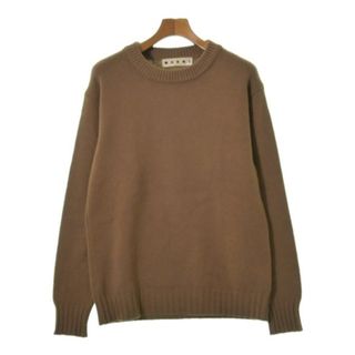 マルニ(Marni)のMARNI マルニ ニット・セーター 48(L位) 茶 【古着】【中古】(ニット/セーター)