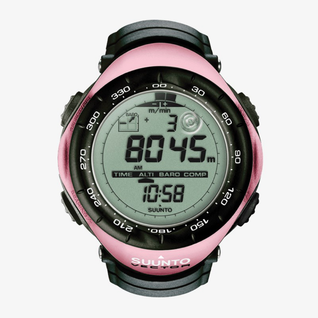 SUUNTO(スント)のSUUNTO VECTOR ピンク スント ベクター コア レガッタ メンズの時計(腕時計(デジタル))の商品写真