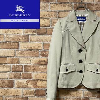 BURBERRY BLUE LABEL - バーバリーブルーレーベル　テーラードジャケット　スリーピース　古着女子　36