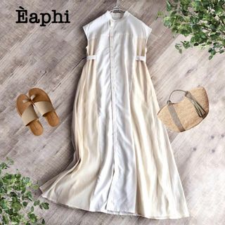 【0】Eaphi アシンメトリ シャツ ロング ワンピース(ロングワンピース/マキシワンピース)