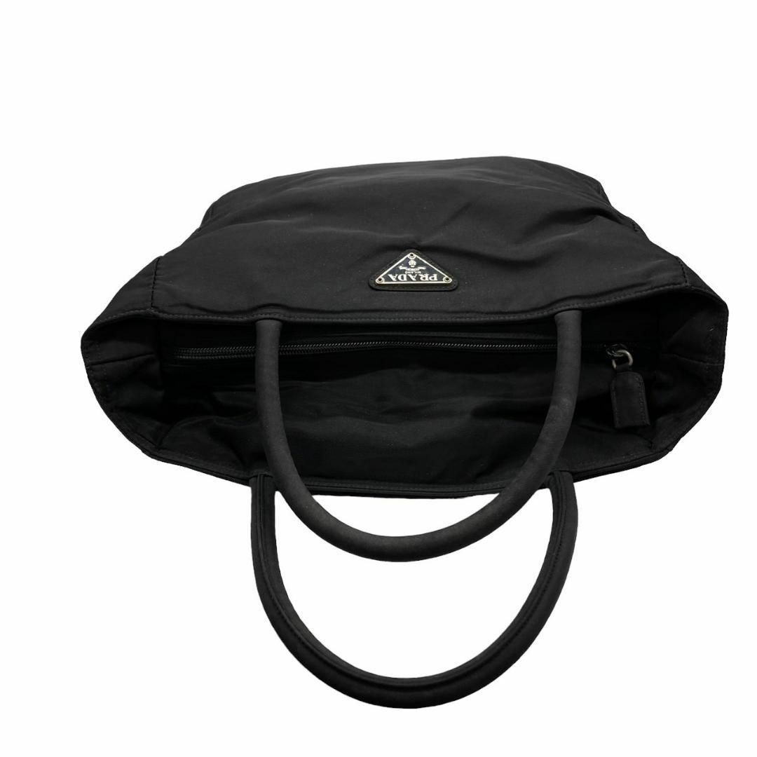 PRADA(プラダ)の良品　PRADA プラダ　E3 ナイロン　トートバッグ　三角プレート　ブラック レディースのバッグ(トートバッグ)の商品写真