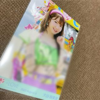 大谷映美里　ナツマトペ　直筆　チュウ　生写真　イコラブ　=LOVE(女性アイドル)