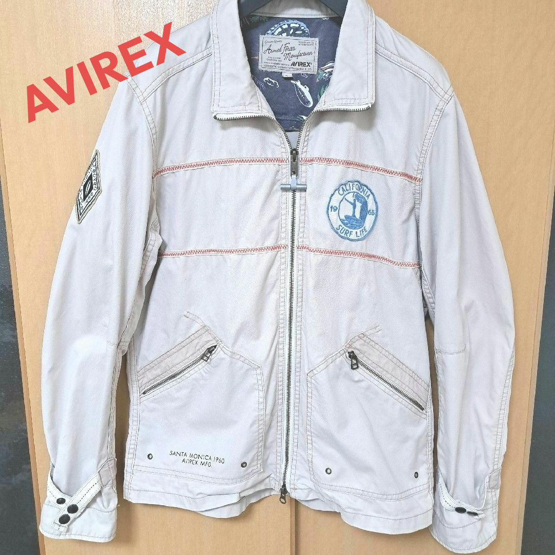 AVIREX - 【AVIREX】コットンミリタリージャケットの通販 by くろまめ