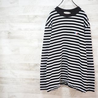 MAISON KITSUNE 18SS Fox Marin L/S Tee-XL