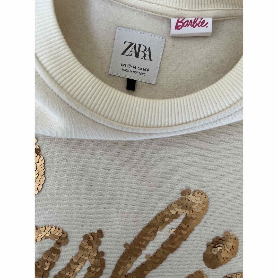 ZARA(ザラ)のZARA  Barbie キッズスウェット　164 レディースのトップス(トレーナー/スウェット)の商品写真