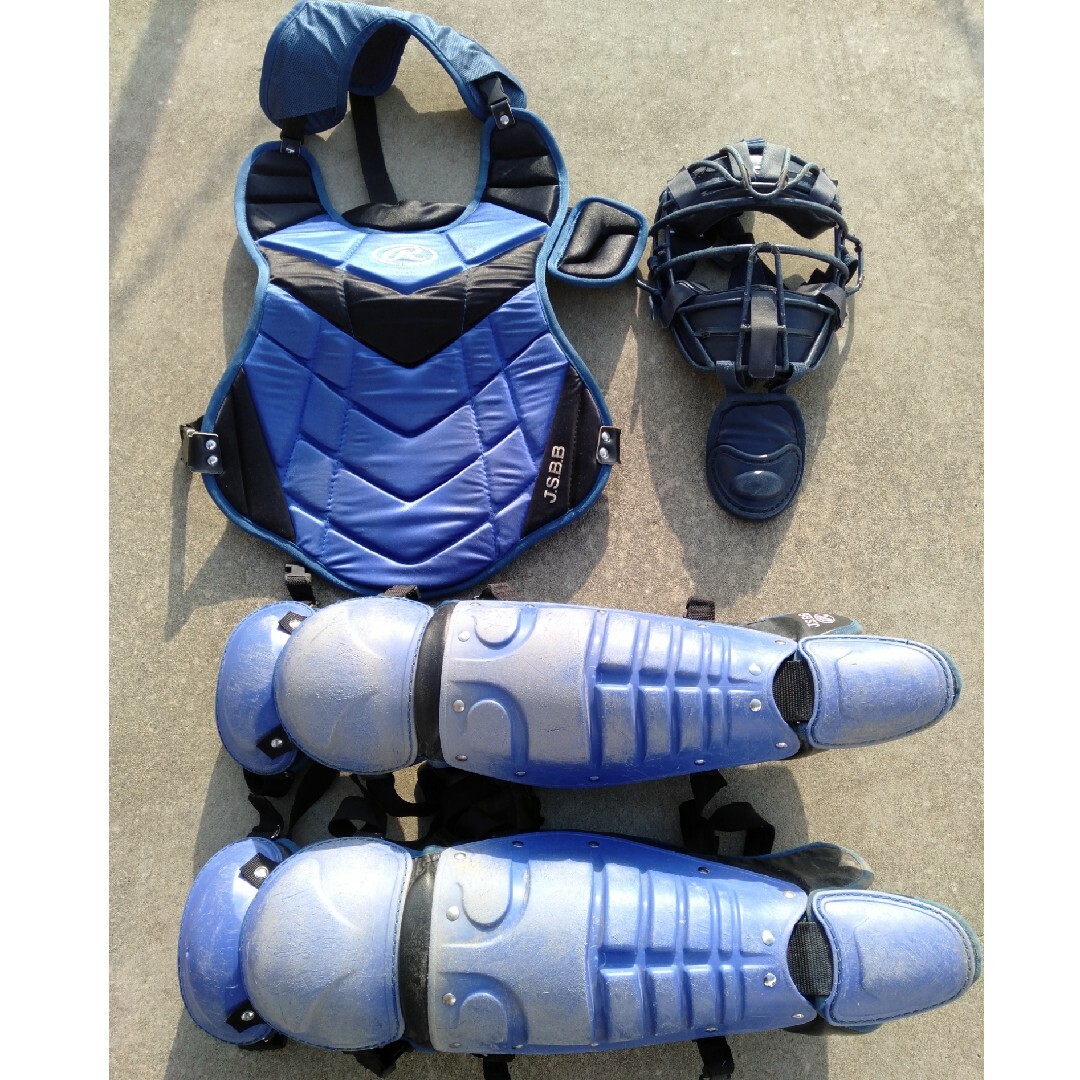 キャッチャー防具3点セット スポーツ/アウトドアの野球(防具)の商品写真