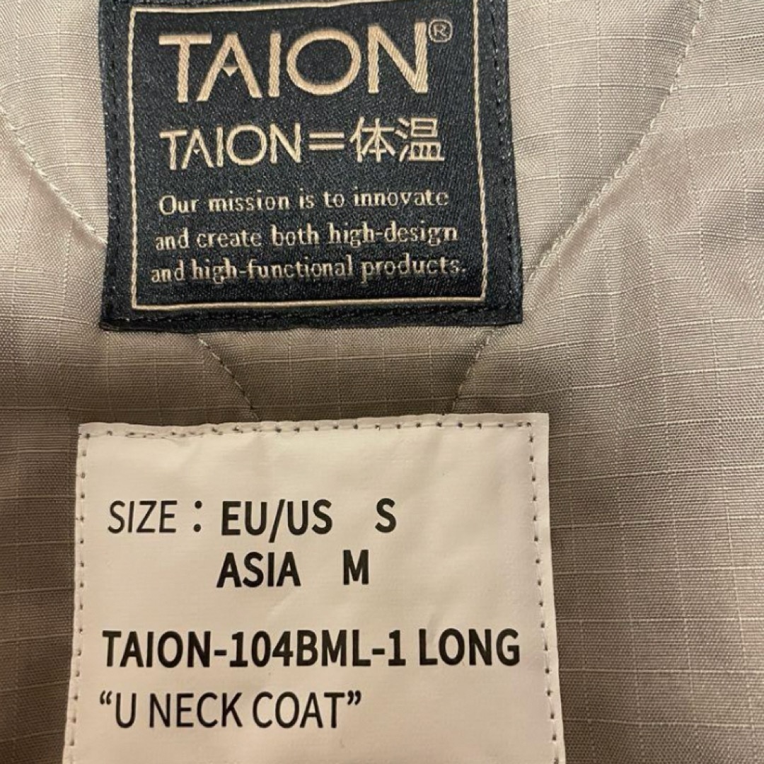 TAION(タイオン)のタイオンTAION ダウンコート　クルーネックキルティングダウンコート レディースのジャケット/アウター(ダウンコート)の商品写真