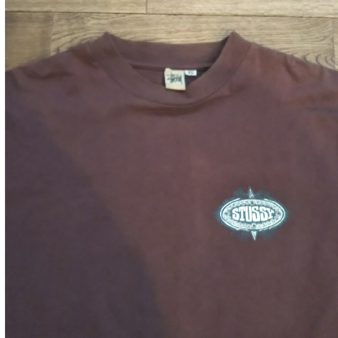 STUSSY(ステューシー)の【難あり】ステューシーSTUSSYロンT、XSサイズ メンズのトップス(Tシャツ/カットソー(七分/長袖))の商品写真