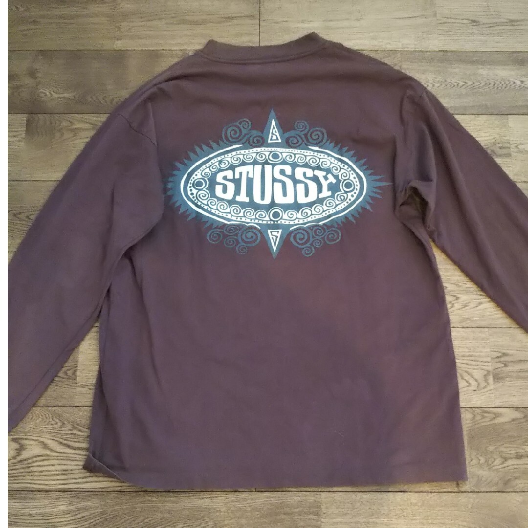 STUSSY(ステューシー)の【難あり】ステューシーSTUSSYロンT、XSサイズ メンズのトップス(Tシャツ/カットソー(七分/長袖))の商品写真