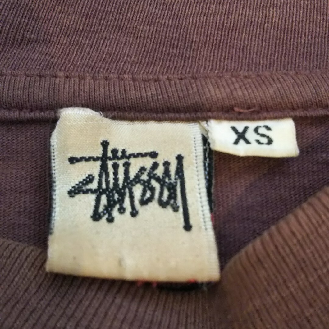 STUSSY(ステューシー)の【難あり】ステューシーSTUSSYロンT、XSサイズ メンズのトップス(Tシャツ/カットソー(七分/長袖))の商品写真