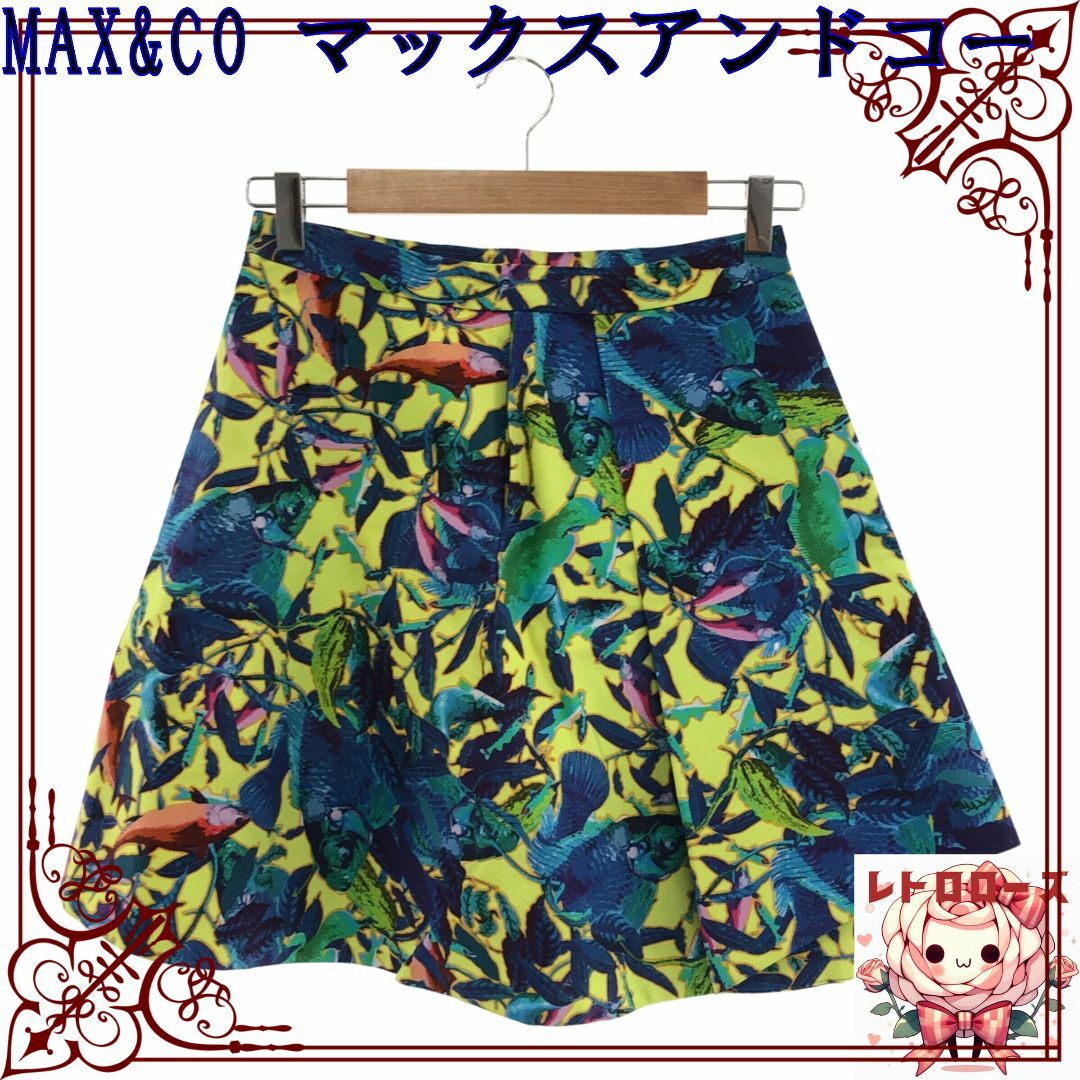 Max & Co.(マックスアンドコー)のMAX&CO マックスアンドコー スカート ミニ丈 カジュアル 台形スカート レディースのスカート(ミニスカート)の商品写真