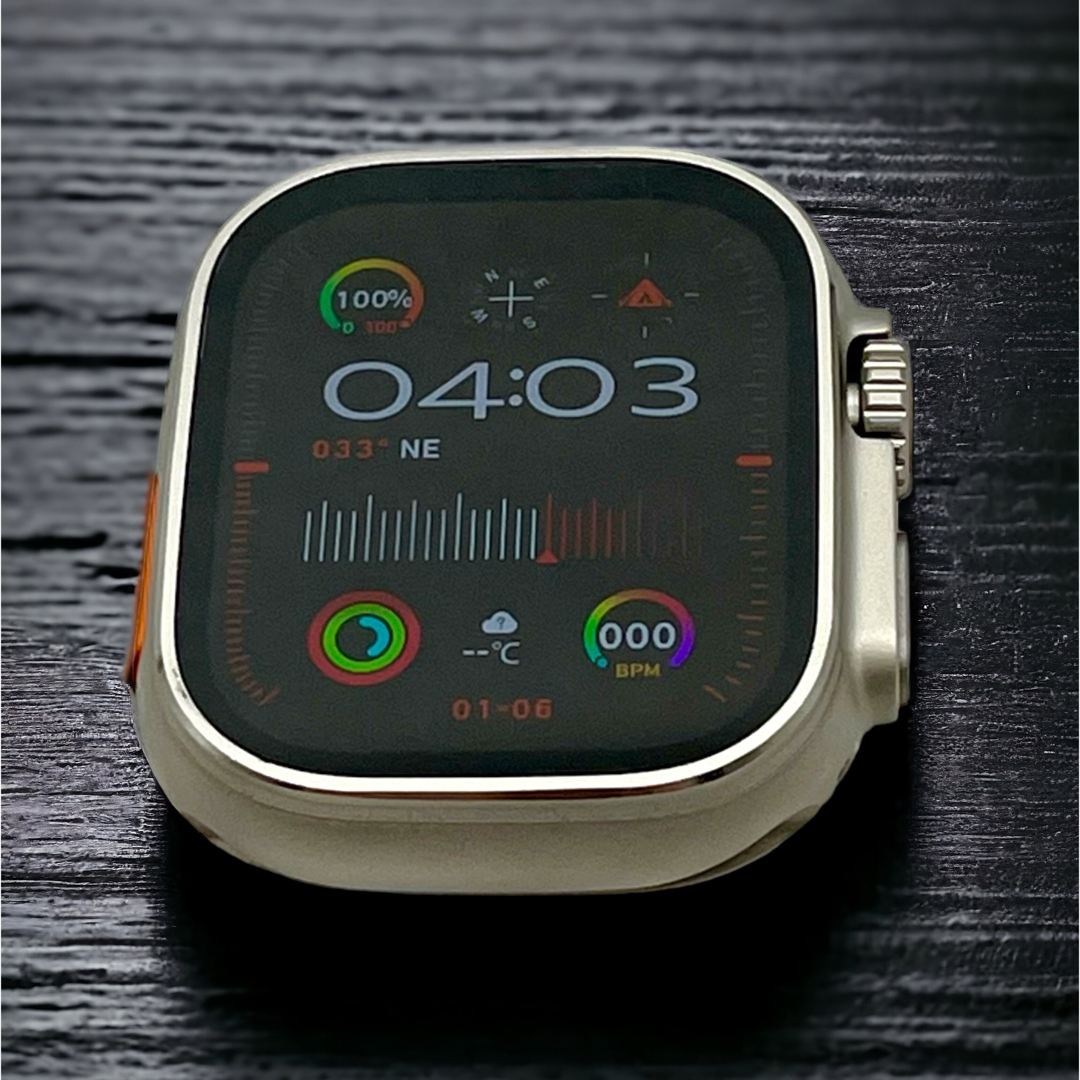 新品未使用 HK9 Ultra 2 最新機種 ChatGPT搭載 本体色シルバー メンズの時計(腕時計(デジタル))の商品写真