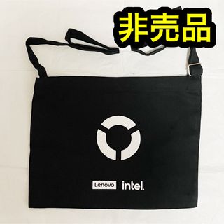 レノボ(Lenovo)の【非売品】lenovo intel サコッシュ ショルダーバッグ 黒(ショルダーバッグ)