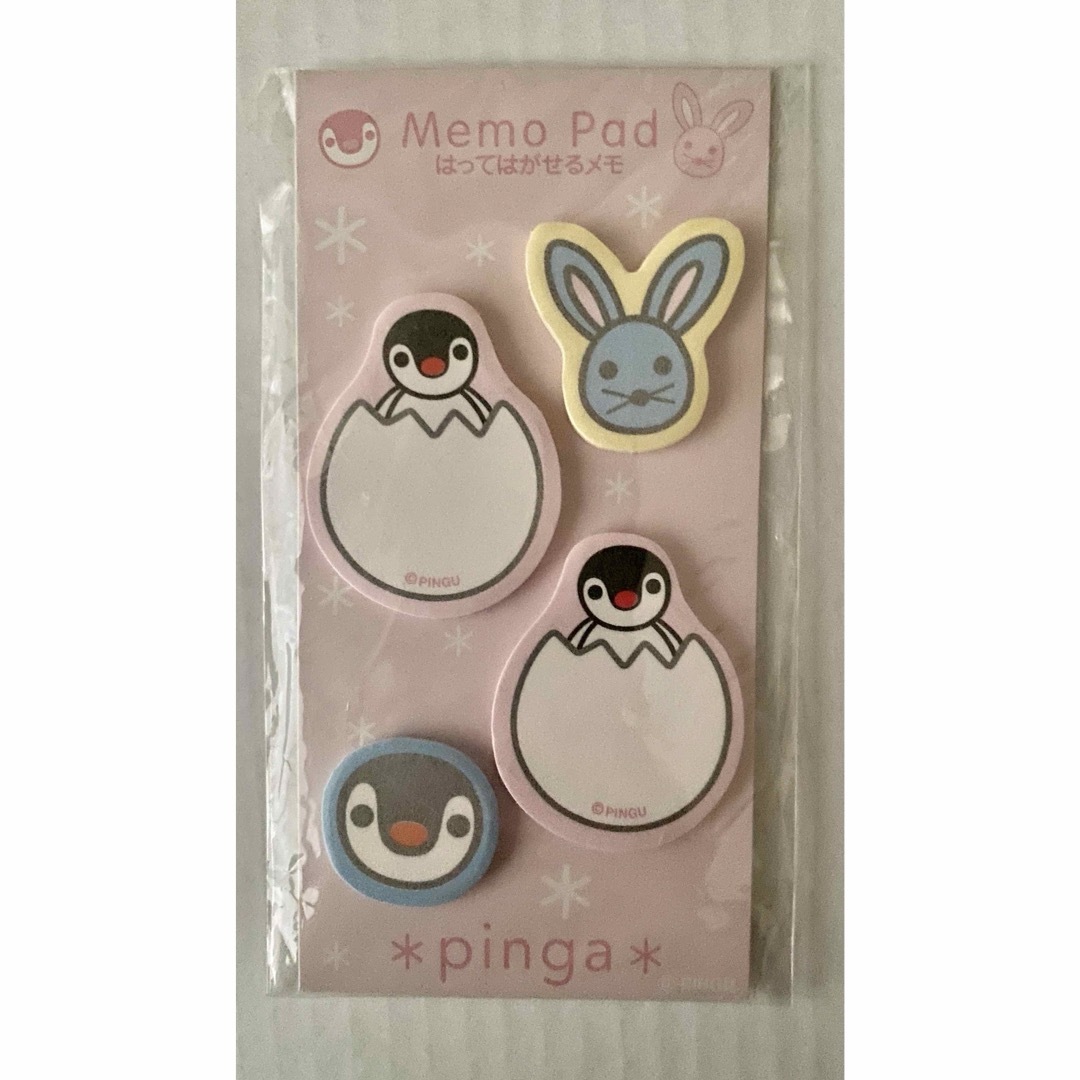 PINGU  はってはがせるメモ エンタメ/ホビーのおもちゃ/ぬいぐるみ(キャラクターグッズ)の商品写真