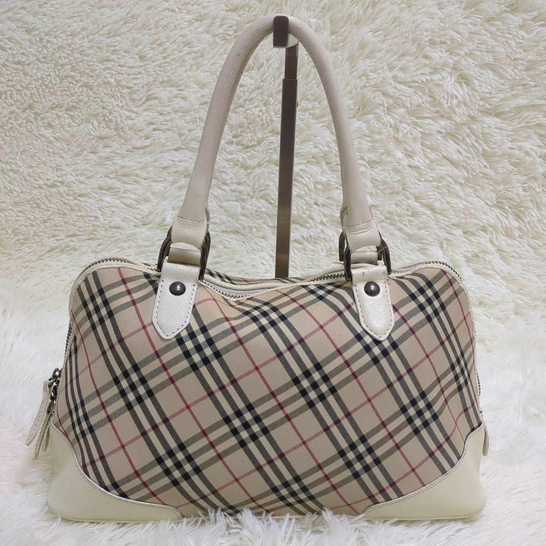 BURBERRY(バーバリー)の✨希少品✨　バーバリー　ノバチェック　ミニボストン　ターンロック　vintage レディースのバッグ(ボストンバッグ)の商品写真