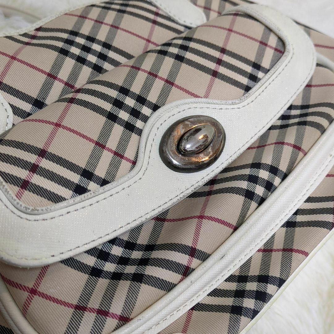 BURBERRY(バーバリー)の✨希少品✨　バーバリー　ノバチェック　ミニボストン　ターンロック　vintage レディースのバッグ(ボストンバッグ)の商品写真