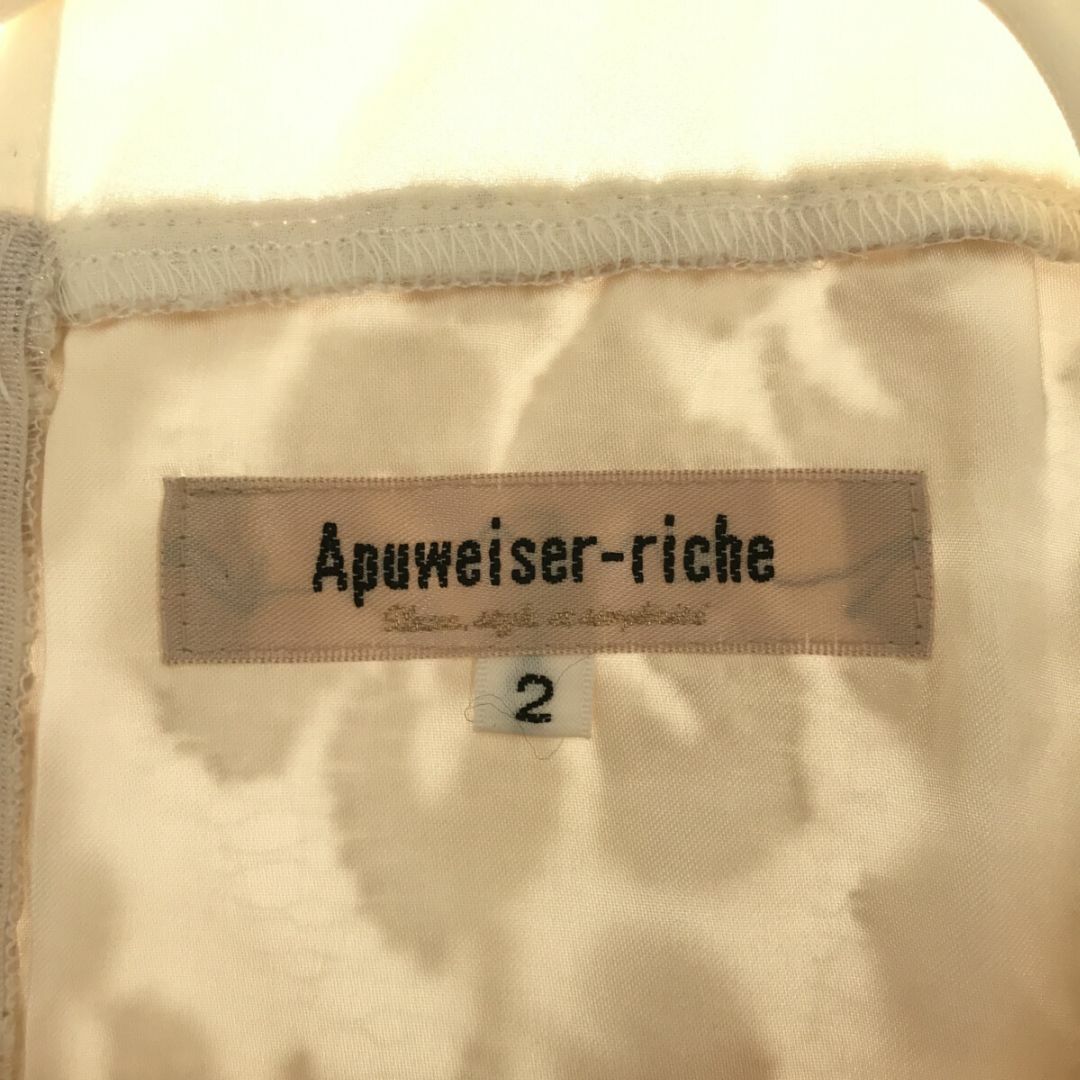 Apuweiser-riche(アプワイザーリッシェ)のApuweiser-riche アプワイザーリッシェ ワンピース 袖なし ひざ丈 レディースのワンピース(ひざ丈ワンピース)の商品写真