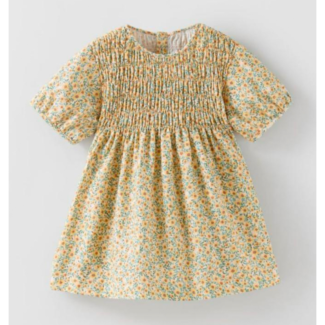 ZARA(ザラ)のZARA 花柄ワンピース キッズ/ベビー/マタニティのキッズ服女の子用(90cm~)(ワンピース)の商品写真