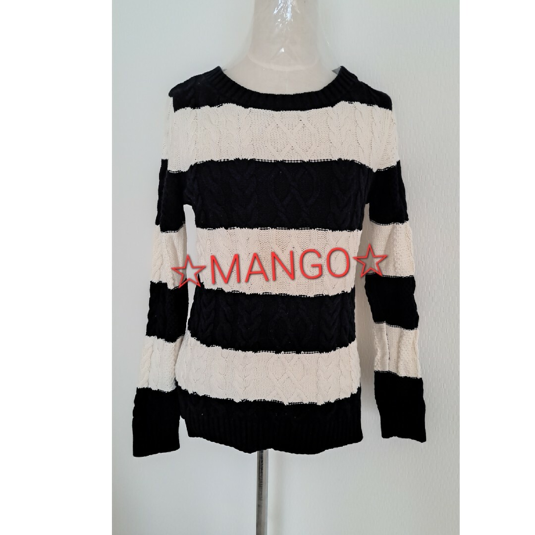 MANGO(マンゴ)のMANGO BASICS★ボーダー セーター レディースのトップス(ニット/セーター)の商品写真