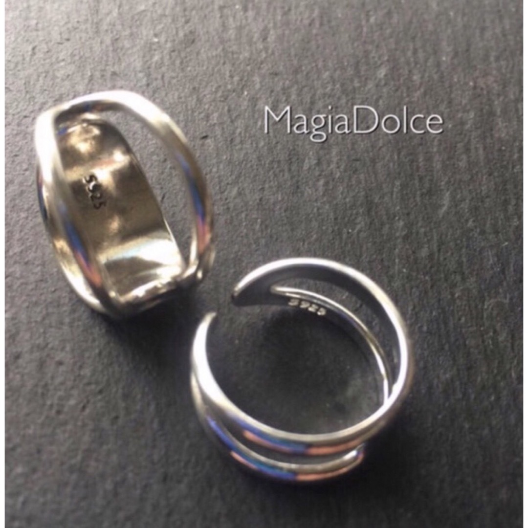 5462●silver925刻印あり シルバーリング 指輪 オープンリング ザラ レディースのアクセサリー(リング(指輪))の商品写真
