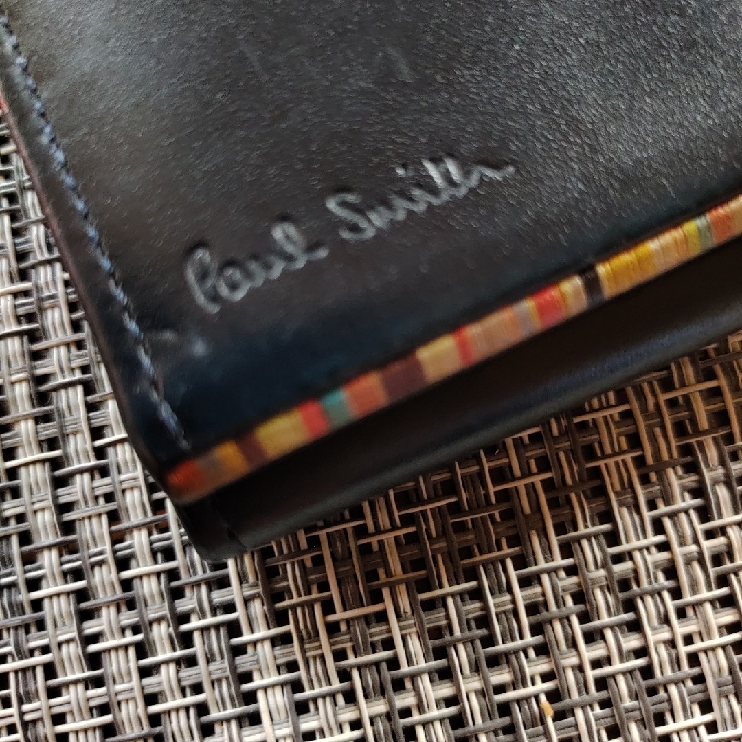 Paul Smith(ポールスミス)のポールスミス キーケース マルチカラーストライプ カードケース カード入れ 紺 メンズのファッション小物(キーケース)の商品写真