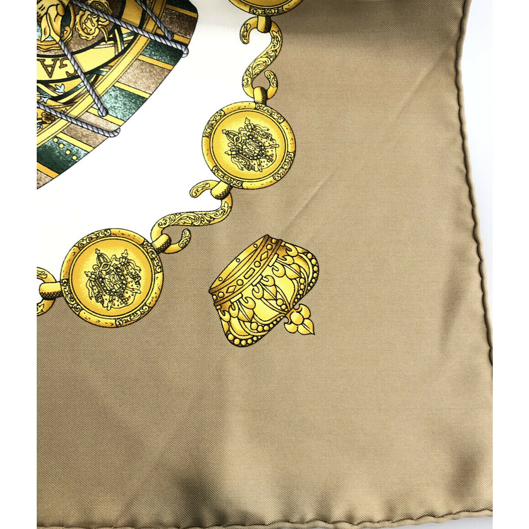 Hermes(エルメス)のエルメス スカーフ カレ90 シルク100% タンブールの太鼓 レディース レディースのファッション小物(バンダナ/スカーフ)の商品写真