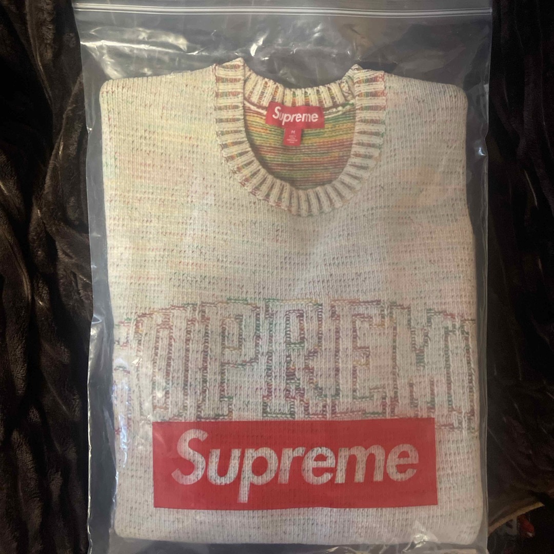 Supreme(シュプリーム)のCon trast  Arc Sweater   White   メンズのトップス(ニット/セーター)の商品写真