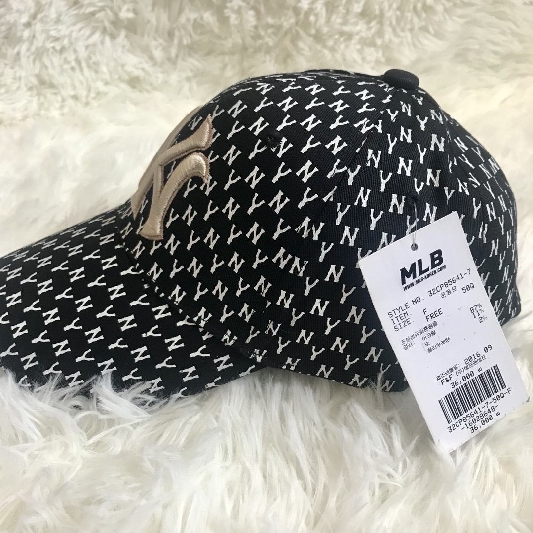 MLB(メジャーリーグベースボール)のMLB Korea NY Monogram YANKEES Curve cap メンズの帽子(キャップ)の商品写真