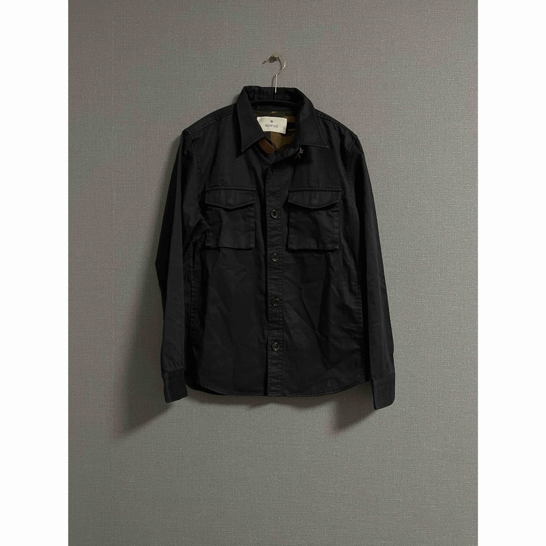 EDIFICE(エディフィス)のエディフィス ジャケット メンズ 黒 ブラック 春 メンズのジャケット/アウター(ミリタリージャケット)の商品写真