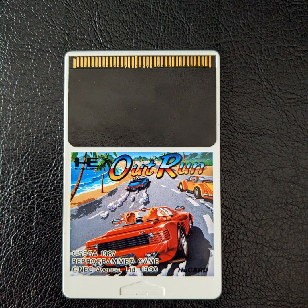 NEC(エヌイーシー)の【美品】アウトラン OutRun HuCARD【希少】 エンタメ/ホビーのゲームソフト/ゲーム機本体(家庭用ゲームソフト)の商品写真