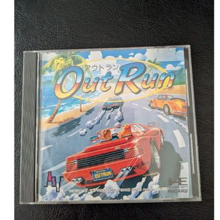 エヌイーシー(NEC)の【美品】アウトラン OutRun HuCARD【希少】(家庭用ゲームソフト)