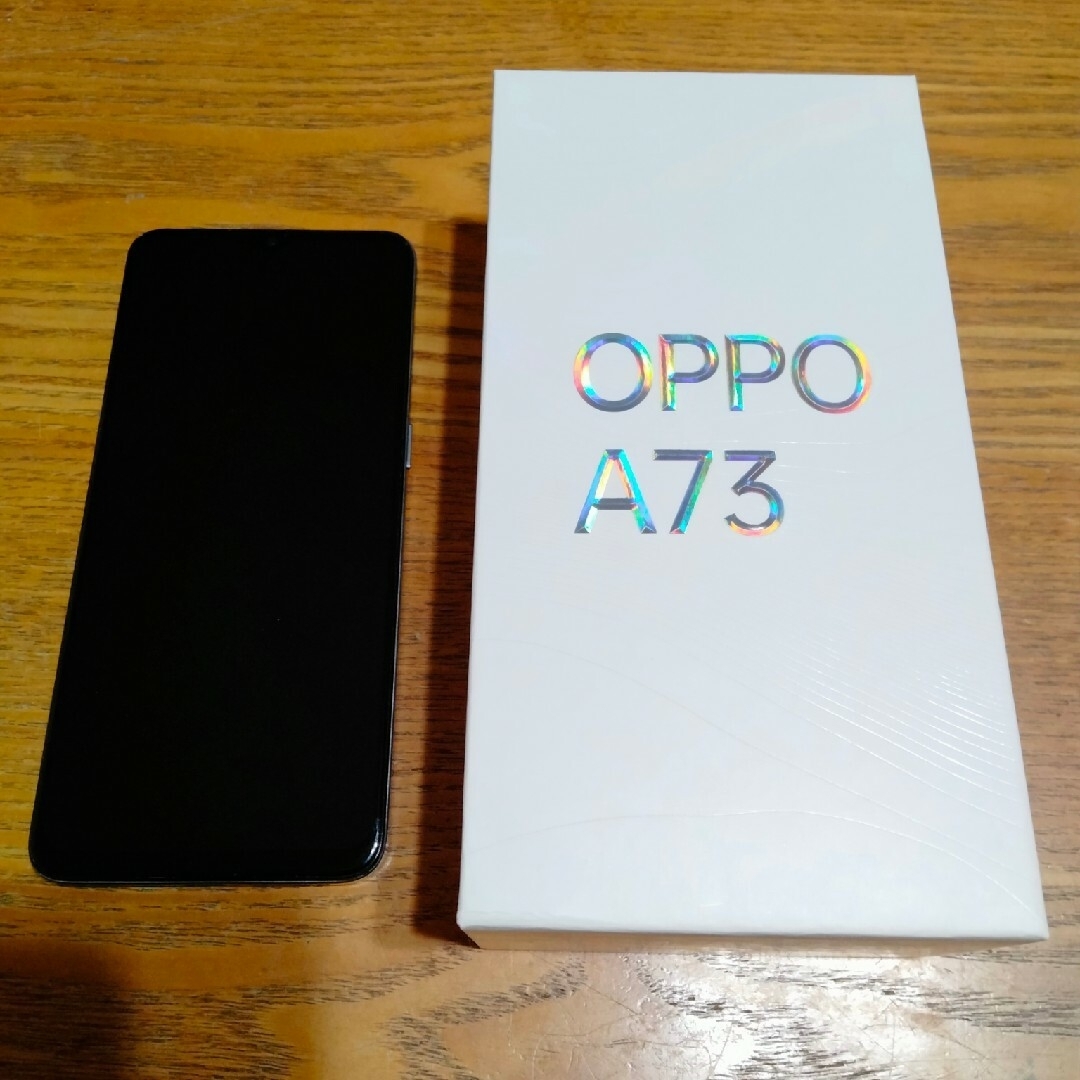 OPPO(オッポ)の【本体のみ】OPPO オッポ A73 64GB ネービーブルー スマホ/家電/カメラのスマートフォン/携帯電話(スマートフォン本体)の商品写真