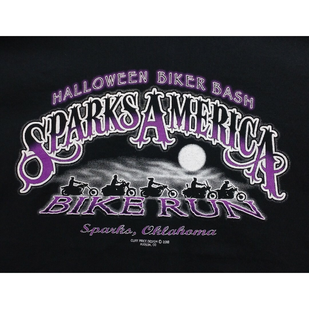 GILDAN(ギルタン)のHalloween Biker Bash GILDAN ロンT XL メンズのトップス(Tシャツ/カットソー(七分/長袖))の商品写真