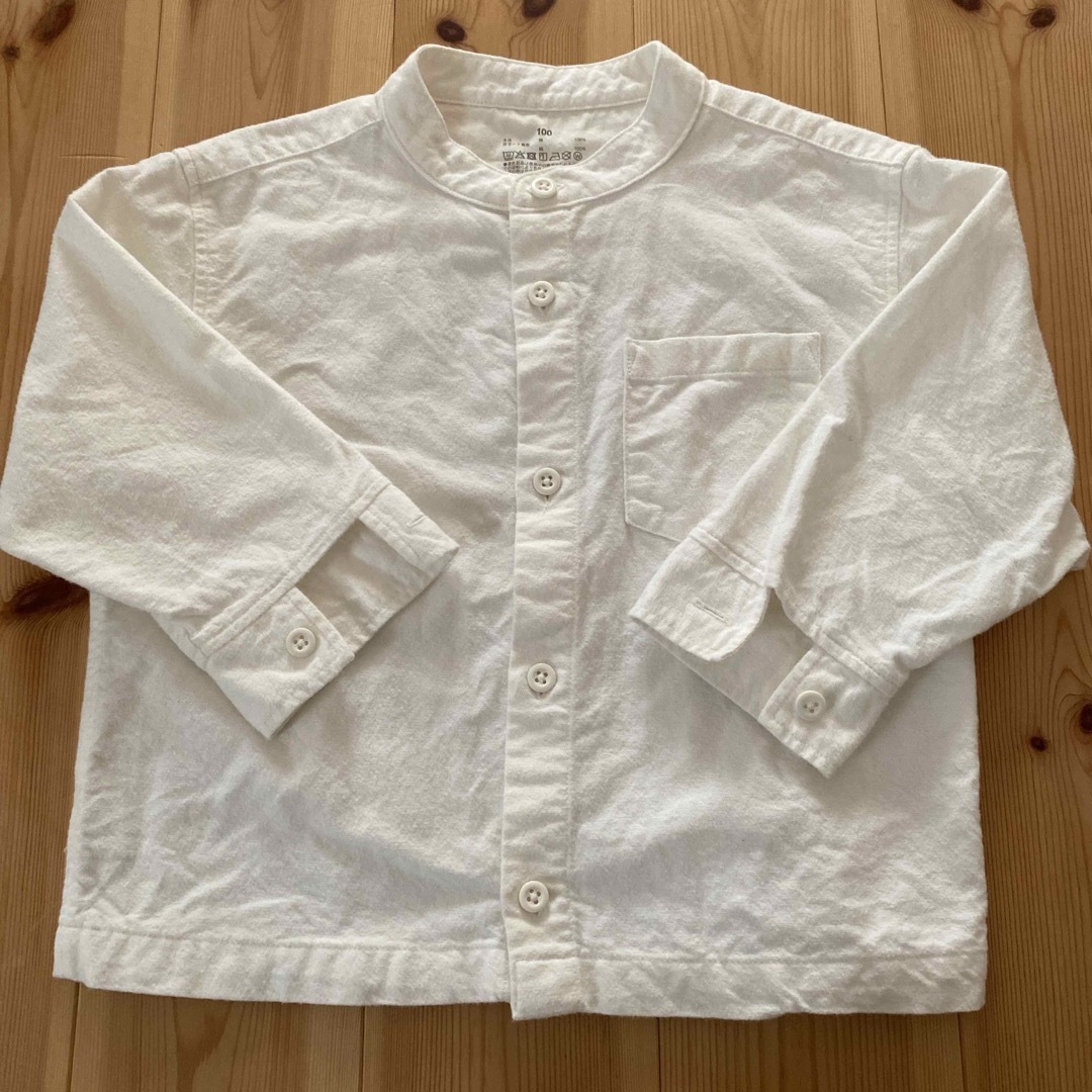 MUJI (無印良品)(ムジルシリョウヒン)の無印　100サイズ キッズ/ベビー/マタニティのキッズ服女の子用(90cm~)(Tシャツ/カットソー)の商品写真