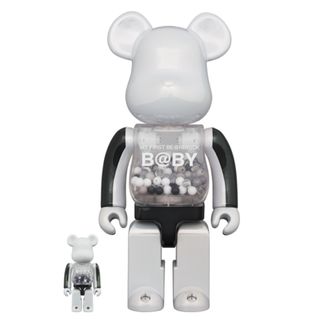 ベアブリック(BE@RBRICK)のBLACK & WHITE CHROME Ver. 100％ & 400％(その他)