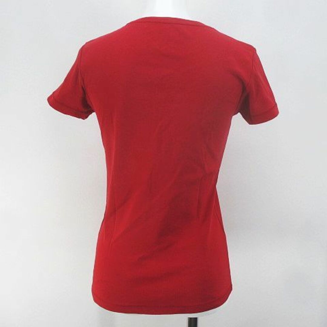 Esprit(エスプリ)のESPRIT 半袖 カットソー 赤系 レッド 綿 コットン プリント レディースのトップス(カットソー(半袖/袖なし))の商品写真