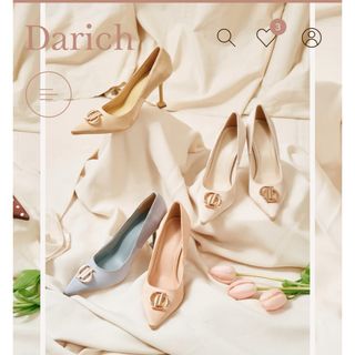 ダーリッチ(Darich)のDモチーフポインテッドパンプス(ハイヒール/パンプス)