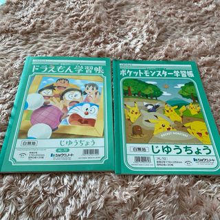 ドラエモン(ドラえもん)のドラえもん学習帳ポケモン学習帳(ノート/メモ帳/ふせん)